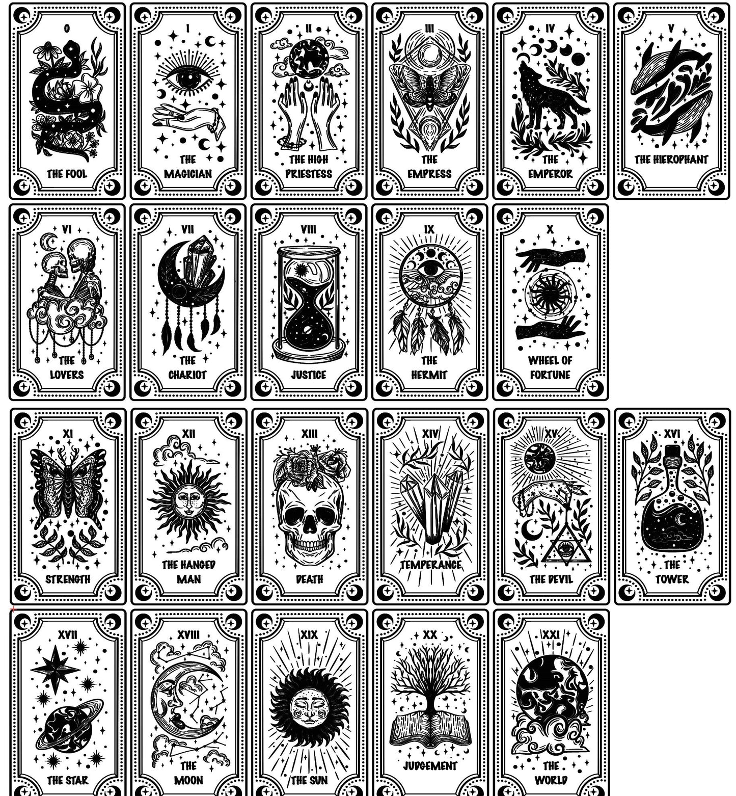 Tarot Card Organizer: 13-Drawer Box for 12 Decks, Altar Decor, Jewelry Storage, Divination Tool V.1
