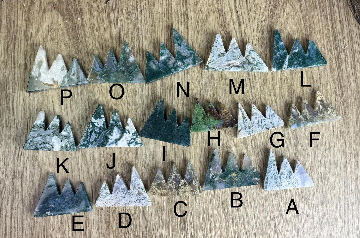 Moss Agate Mountain Crystal for Divination, Witchy Altar Decor, Manifestation Tool, Druzy Gift