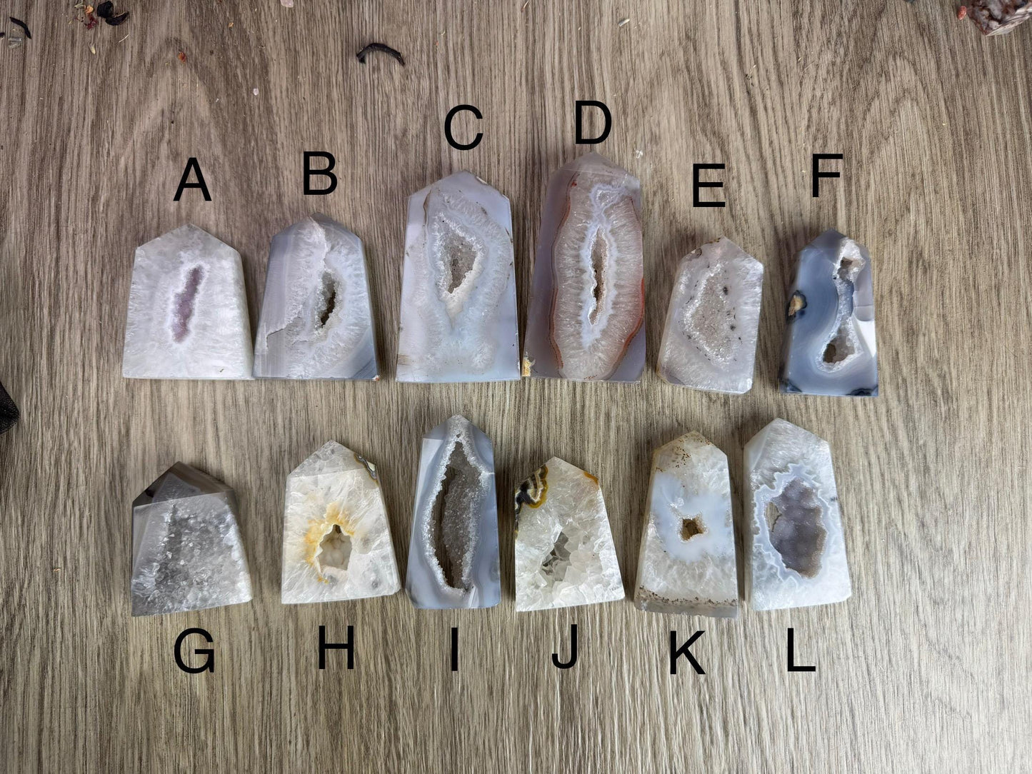 Elegant Druzy Agate Towers for Divination, Altar Decor & Spiritual Manifestation - Witchy Gifts