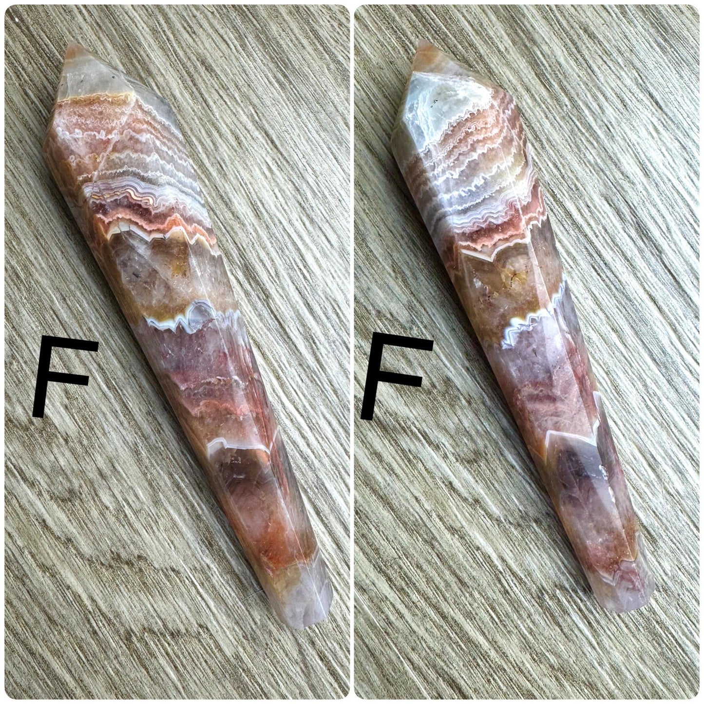 Striped Agate Scepter for Divination, Altar Decor, Manifestation & Spiritual Practices