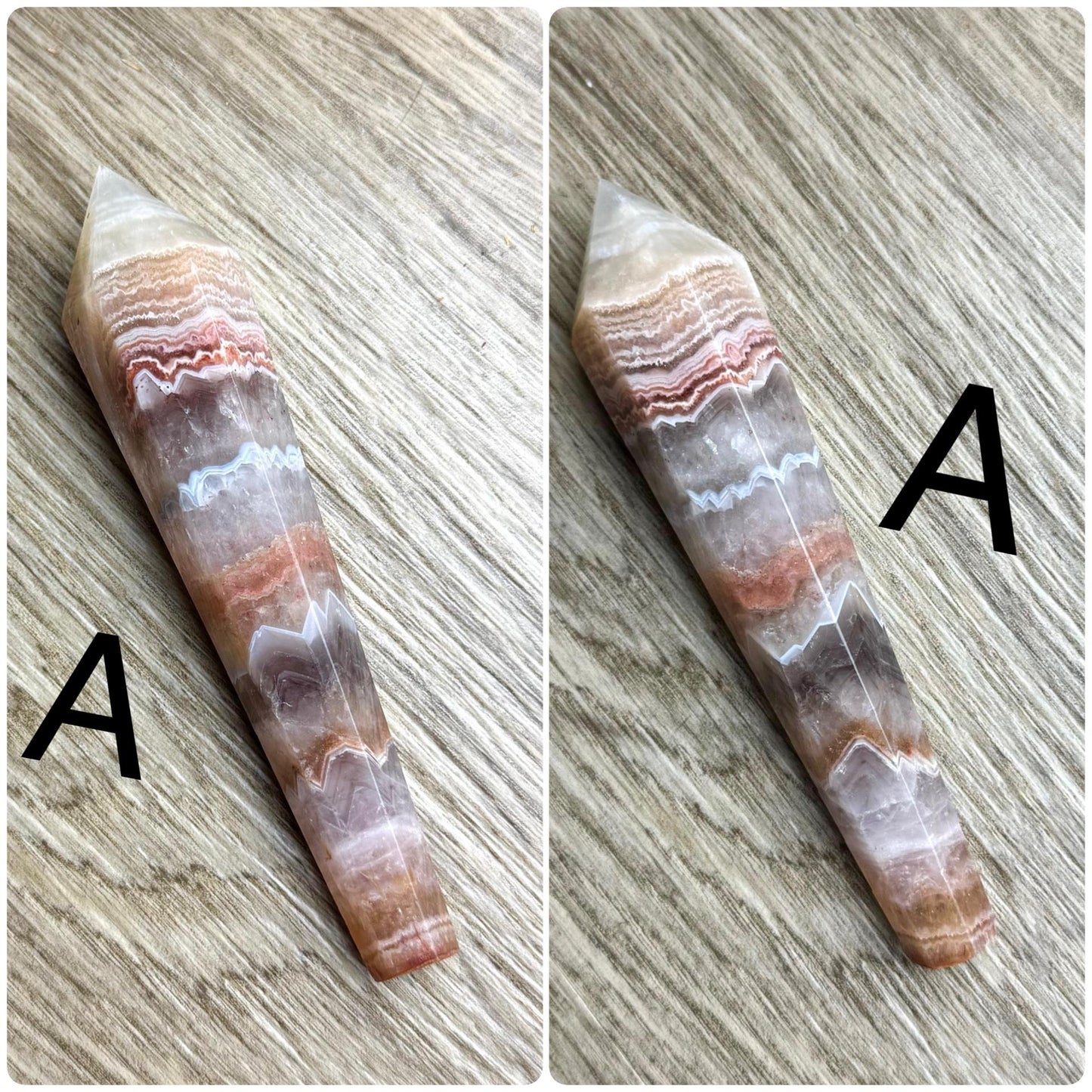 Striped Agate Scepter for Divination, Altar Decor, Manifestation & Spiritual Practices