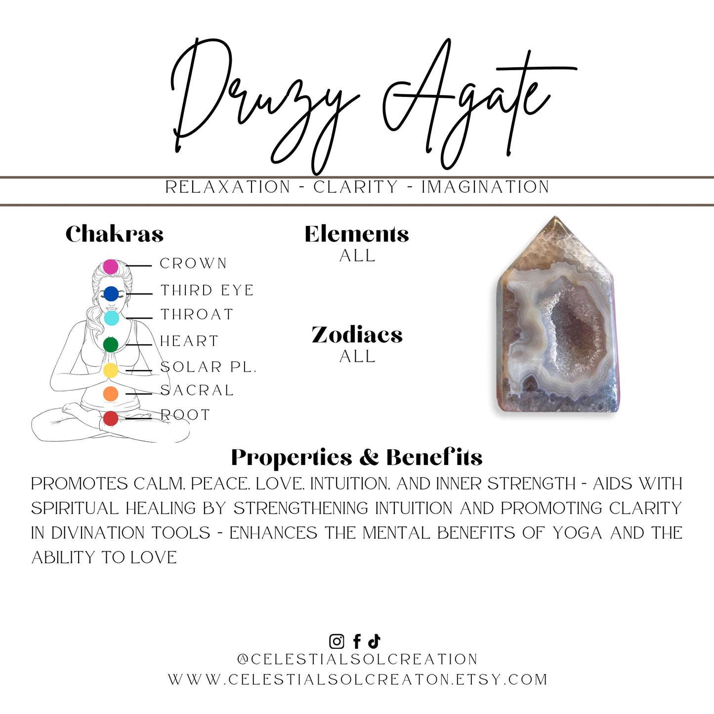 Elegant Druzy Agate Towers for Divination, Altar Decor & Spiritual Manifestation - Witchy Gifts