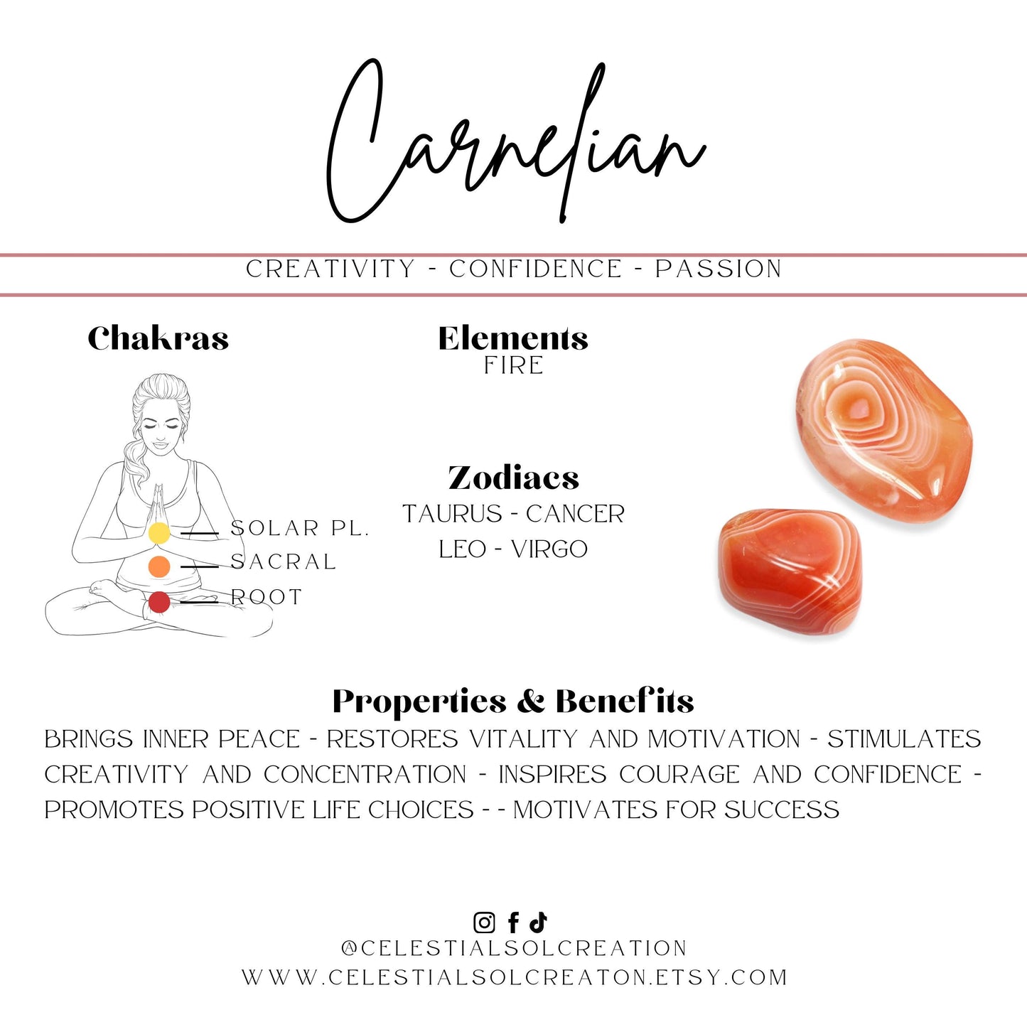 Vibrant Carnelian Crystal Tower for Divination, Altars, and Home Decor - Mystical Gift for Witchy Souls