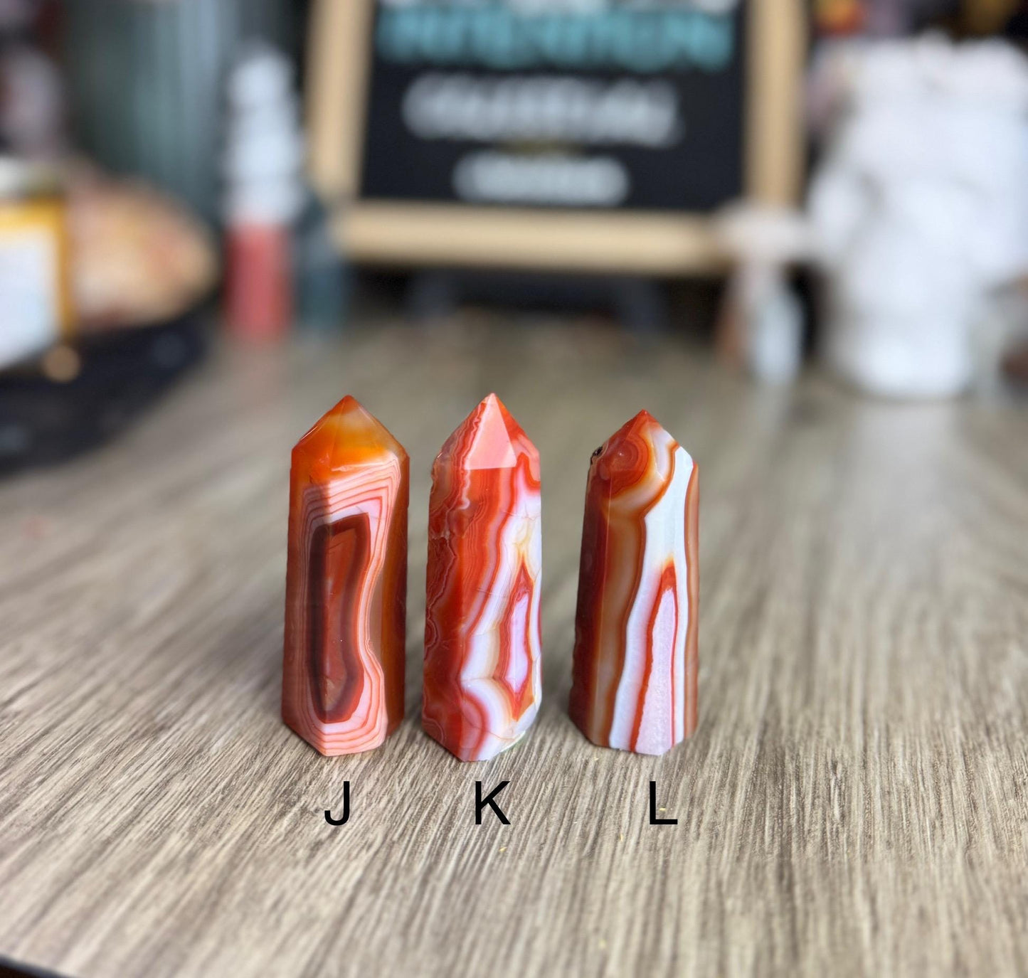 Vibrant Carnelian Crystal Tower for Divination, Altars, and Home Decor - Mystical Gift for Witchy Souls