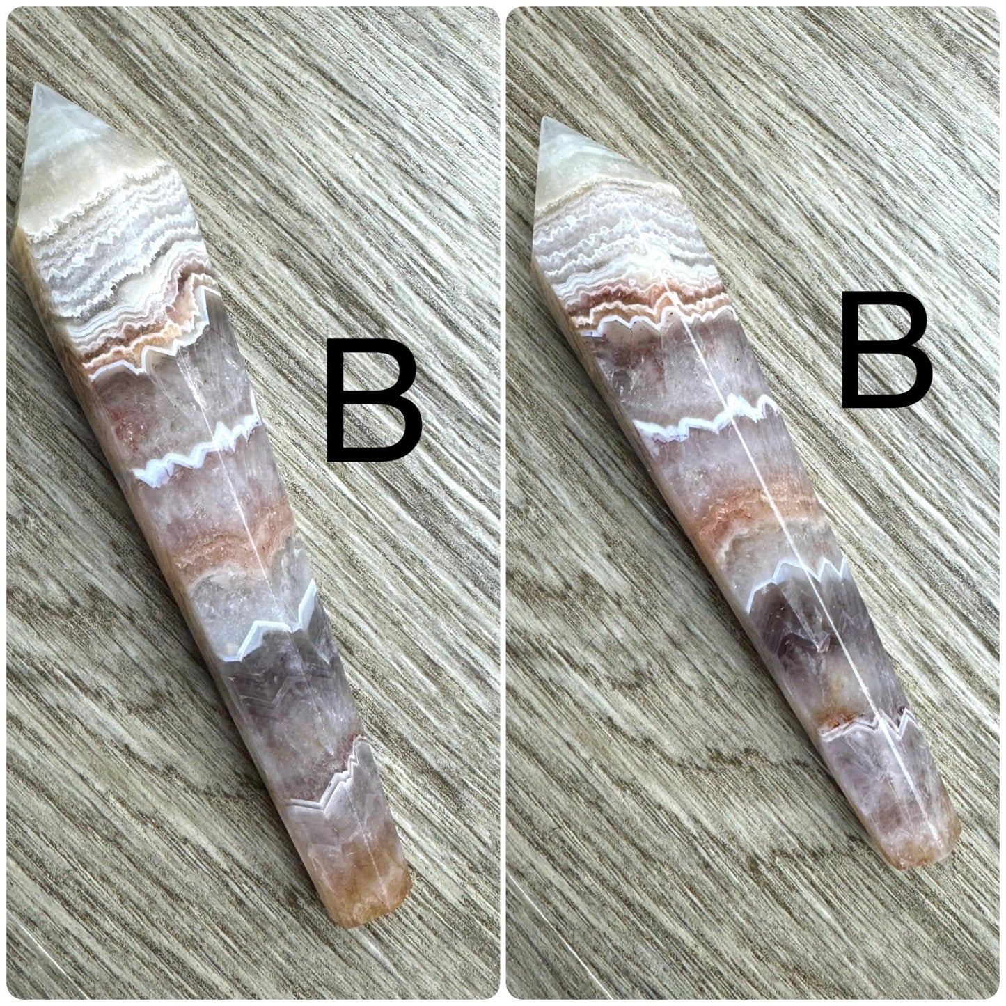 Striped Agate Scepter for Divination, Altar Decor, Manifestation & Spiritual Practices