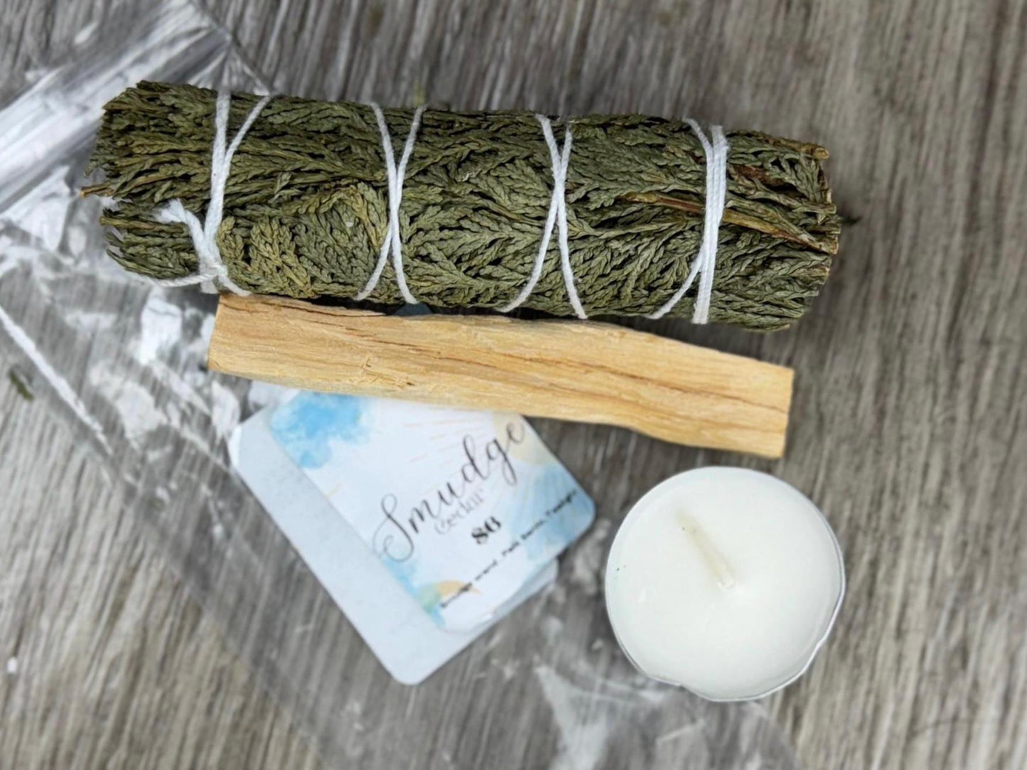 Herbal Cleansing Kit: Sage, Lavender, Cedar, Juniper, Yerba Santa, Rosemary & Abalone Shell