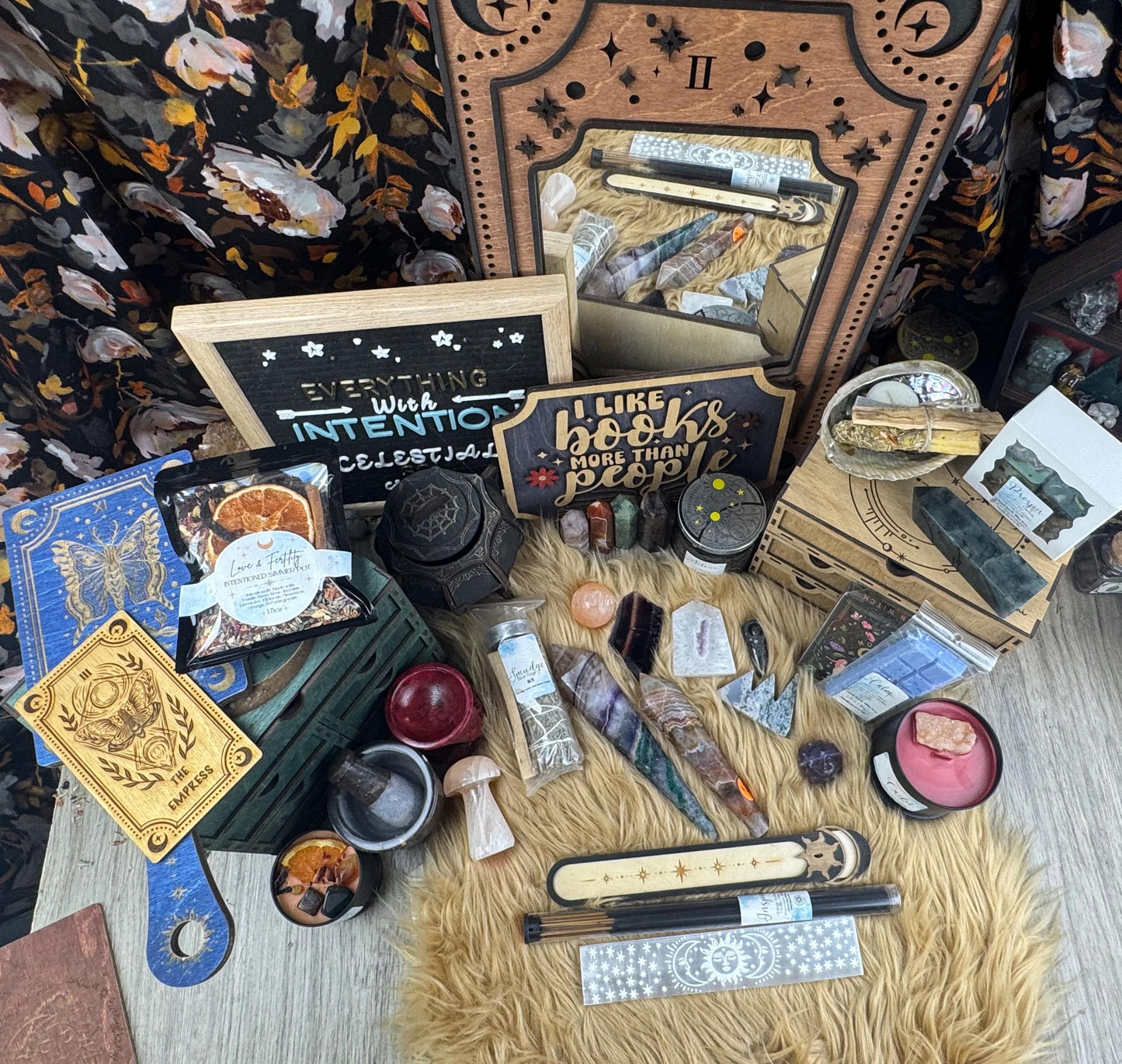 Witchy Surprise Box: Enchanting Crystal Gems & Metaphysical Treasures for Spiritual Growth