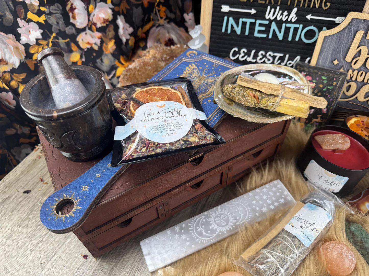 Witchy Surprise Box: Enchanting Crystal Gems & Metaphysical Treasures for Spiritual Growth