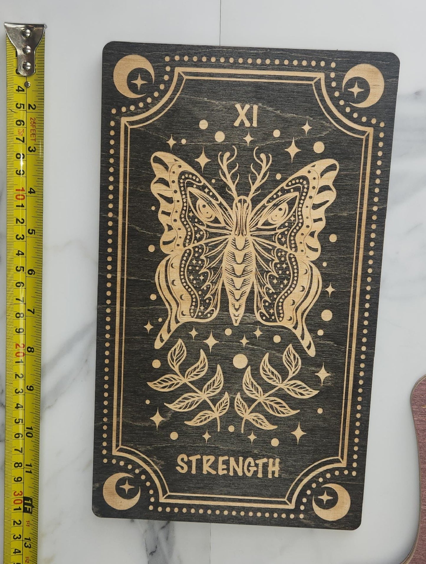 Extra Large Tarot Card Wall Art: Witchy Decor, Spiritual Souvenir, Handmade Celestial Gift (7x12)