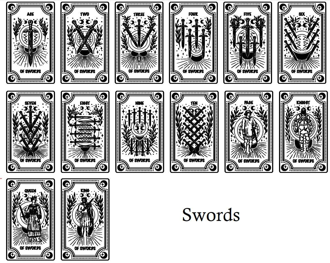 Small Tarot Card Wall Art: Witchy Decor, Spiritual Souvenir, Handmade Celestial Gift (3.5x6)