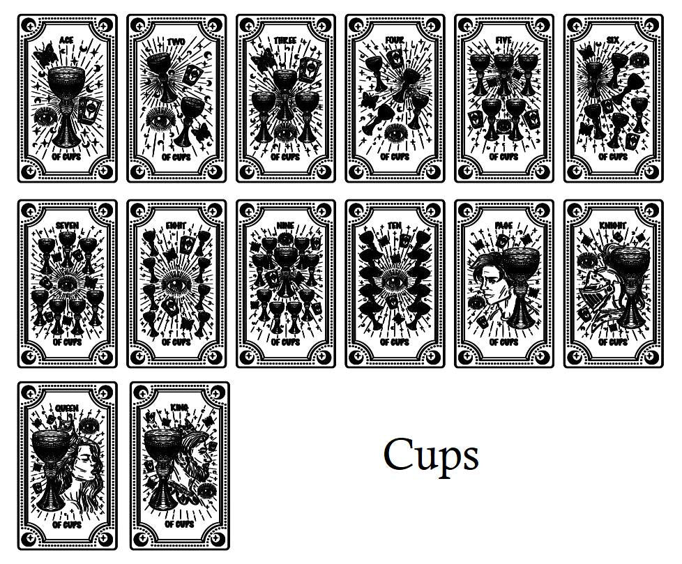 Small Tarot Card Wall Art: Witchy Decor, Spiritual Souvenir, Handmade Celestial Gift (3.5x6)
