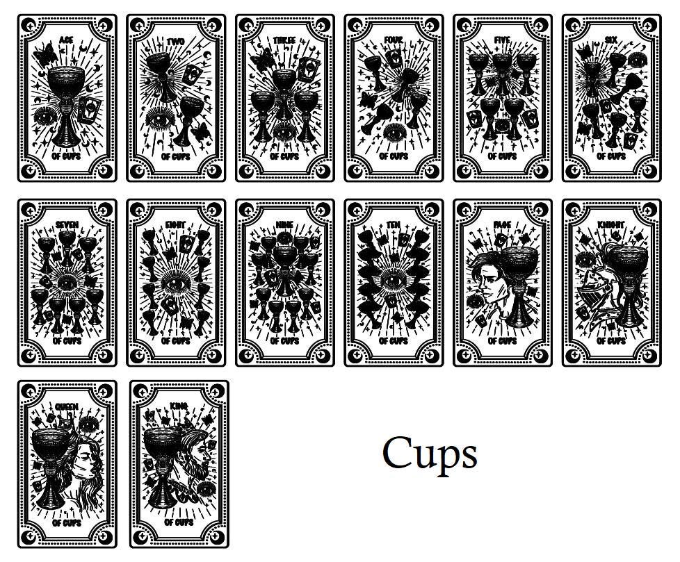 Medium Tarot Card Wall Art: Witchy Decor, Spiritual Souvenir, Handmade Celestial Gift (4.7x8)