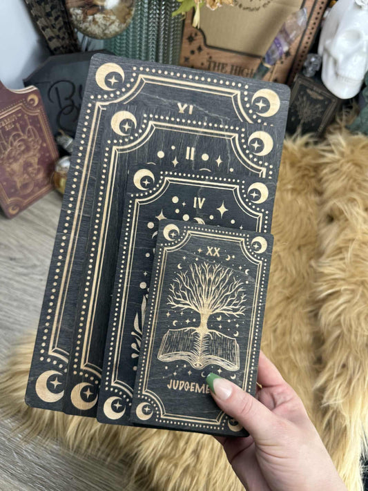 Small Tarot Card Wall Art: Witchy Decor, Spiritual Souvenir, Handmade Celestial Gift (3.5x6)